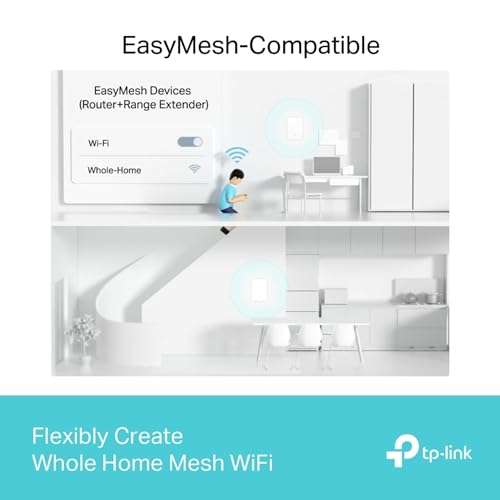 TP-Link Wi-Fi 6 AX3000 Dual-Band Wi-Fi 6 Air Router and Wi-Fi 6 AX3000 Dual-Band Wi-Fi 6 Air Range Extender