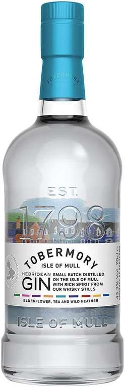 Tobermory Hebridean Gin, 70cl, Craft Scottish Gin with Gift Box 43.3% ABV