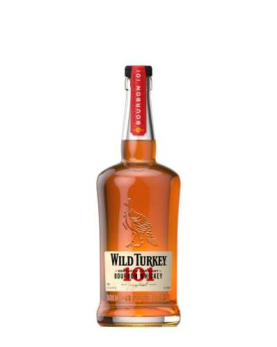 Wild Turkey 101 Kentucky Bourbon Whiskey 70 cl, 50.5% ABV - £26.00 / £23.40 Sub & Save + 15% Voucher (£19.50 on 1st Sub & Save) @ Amazon