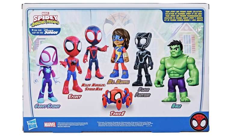 Marvel Spidey and His Amazing Friends Team Figure Collection - Free Click & Collect