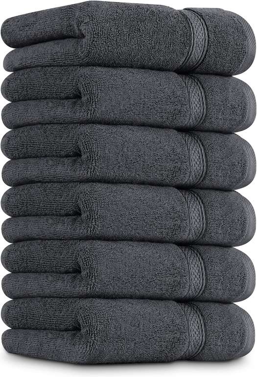 Utopia Towels - 6 Piece Hand Towel Set - Premium Hand Towels 41 x 71cm Grey @ Utopia Deals Europe / FBA
