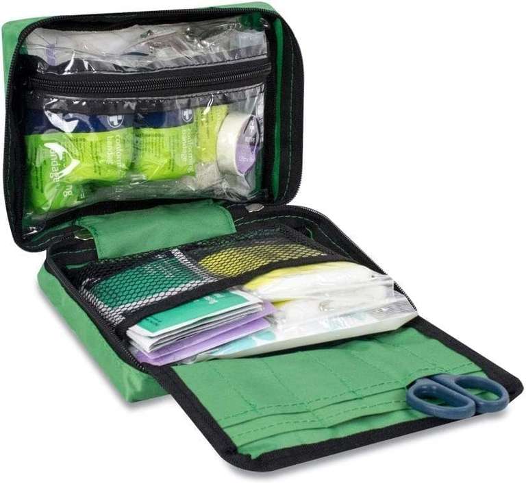LEWIS-PLAST Premium First Aid Kit - Includes Bandages, Eye Pods, Ice Packs And Essentials For Everyday Situations, 90 Count