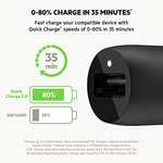 Belkin Quick Charge USB Car Charger 18W (Qualcomm Quick Charge 3.0 Charger - £5.38 @ Amazon