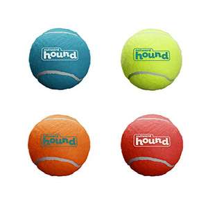 Outward Hound Squeaker Ballz Fetch Dog Toy, Small- 4 Pack - (Subscribe & Save £3.77)