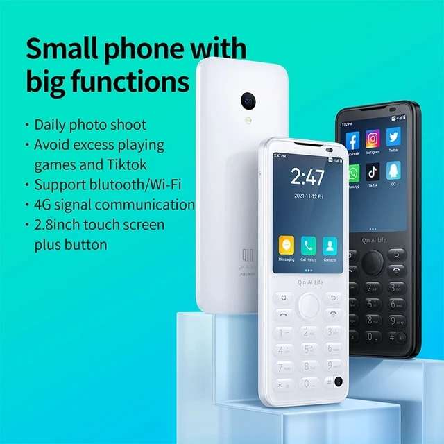 The Qin (Xiaomi) F21 Pro Android phone with keypad and Google Play sold by Qin Phone Store