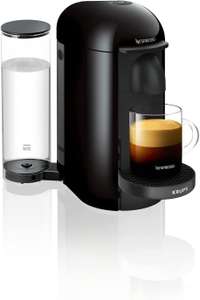 Nespresso Vertuo Plus Automatic Pod Coffee Machine for Americano, Decaf, Espresso by Krups in Black