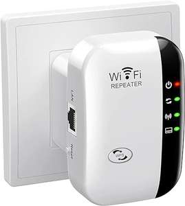 Jancane WiFi Extender, WiFi Signal Booster Up to 5000sq.ft and 50 Devices with codes - Sold by Manbridge UK