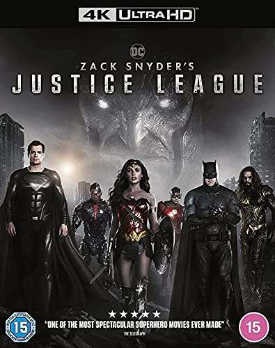 Zack Snyder's Justice League 4K Ultra-HD Blu-ray £13.63 @ Amazon