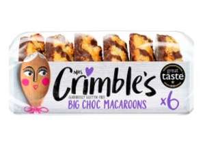 Mrs Crimble's Gluten Free Big Choc Macaroons 195g £1 at Waitrose