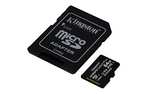 Kingston Canvas Select Plus microSD Card, SD Adapter Included - 64GB - £5.52 / 128GB - £8.88 / 256GB - £19.68 @ amazon