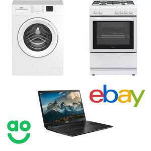 15% off at AO/eBay store e.g: Acer 15.6” Laptop 8 GB/256GB £339.15, Beko 7Kg Washing Machine 1200 RPM £186.15 delivered @ ebay / AO
