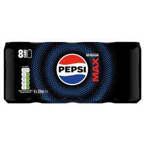 Pepsi Max 8 x 330ml (£2.81 S&S + voucher)