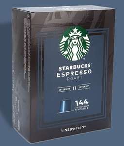 144 x Starbucks Espresso Roast Coffee Nespresso Pods Minimum Best Before 01/07/2023 £29.99 @ Discount Dragon