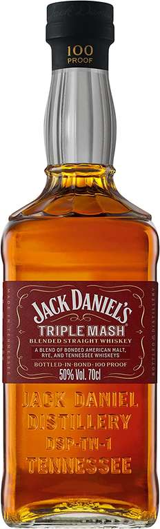 Jack Daniel's Triple Mash Blended Whiskey, 70 cl - £33.99 @ Amazon
