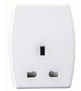 Masterplug Travel Adaptor UK to EU with 2 x USB Charger / Free Collection - £2.50 @ Wickes