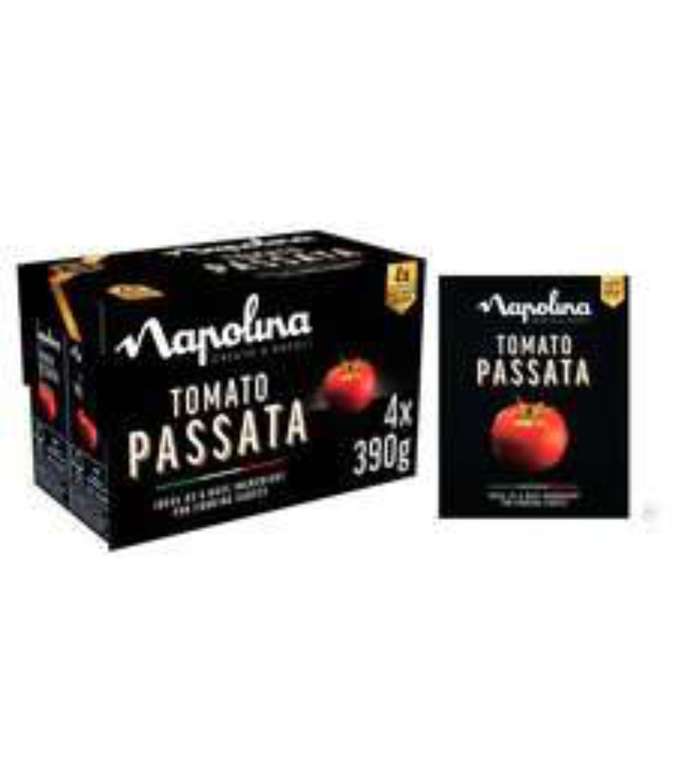 Napolina Tomato Passata Pack 4 X 390g 79p @ Farmfoods Kirkintilloch