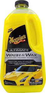 Meguiar's G17748EU Ultimate Car Wash & Wax 1.4L, Shampoo that leaves a deep, glossy, just-waxed shine