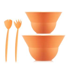 Bodum Topee Set of 2 bowls (1 x 2550 & 1 x 2551) and Ginkgo salad servers in four colours for £19.05 delivered using code @ Bodum