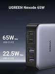 UGREEN 65W USB C Charger Nexode GaN 4-Port Fast Desktop Charger Power Adapter - £39.99 @ UGREEN / Amazon