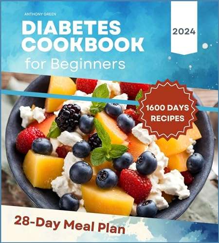 Diabetes Cookbook and Meal Plan for Beginners: 1600 Days of Quick, Easy, Tasty Diabetic Recipes - Kindle Edition