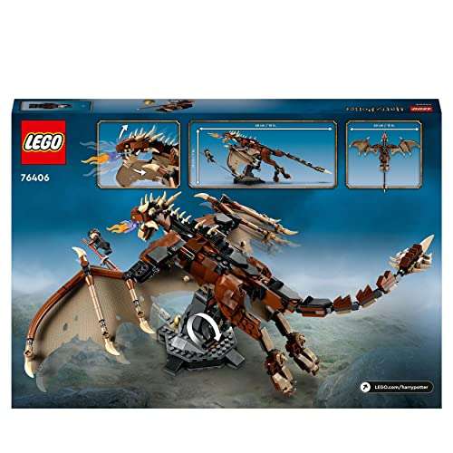 LEGO 76406 Harry Potter Hungarian Horntail Dragon Building Toy
