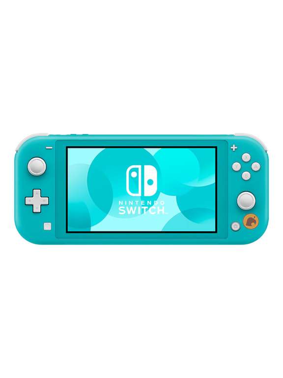 Nintendo Switch Lite 32GB- New Horizons Timmy & Tommy Aloha Edition – Turquoise (Not in Manufacturers Packaging)