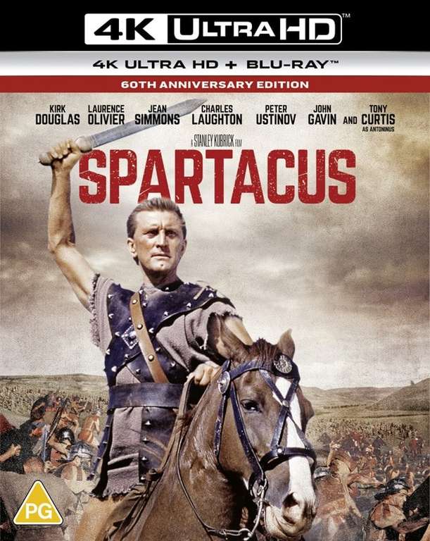 Spartcus 4k Blu Ray with code (Free Click & Collect)