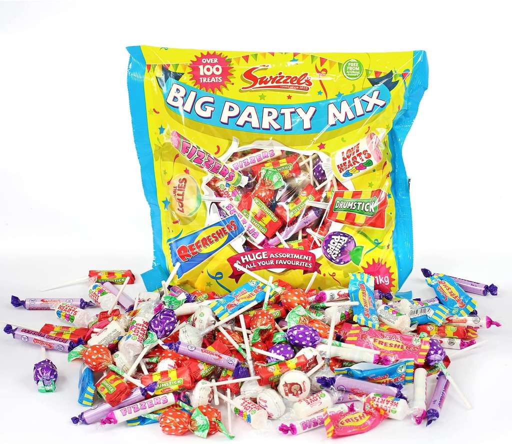 Swizzels Big Party Mix Bag, 1.1 kg (Pack of 1) £5 @ Amazon | hotukdeals