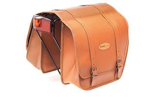 Cicli Bonin Unisex Adult Lux Leather Looking Saddle Bags, Honey - £10.18 @ Amazon