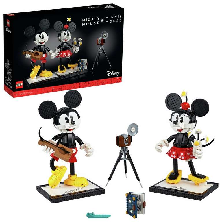 LEGO Disney Mickey and Minnie Mouse Figures Playset 43179 £120 at checkout + free click and collect @ Argos