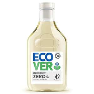 Ecover Zero 1.5 litre 42 washes laundry detergent (£4.95 max S&S)