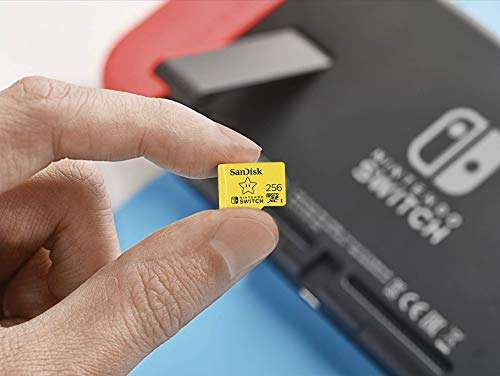SanDisk 256GB microSDXC card for Nintendo Switch [100 MB/s UHS-I Class 10 U3] - £26.26 at Amazon Spain