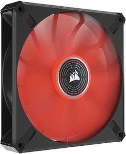 Corsair ML140 LED ELITE, 140mm Red/Blue/White Fan (Magnetic Bearing, Up to 1600 RPM) Single Pack