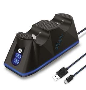 Stealth Black SP-C100 V Twin Charging Dock for PS5 £4.99 Free Click & Collect @ Smyths Toys