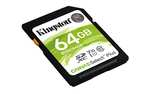 Kingston SDS2/64GB Canvas Select Plus SD Card Class 10 UHS-I £5.49 @ Amazon
