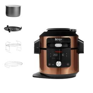 Ninja Foodi MAX 14-in-1 SmartLid 7.5L Electric Pressure Cooker & Air Fryer Combi OL650UKCP Like New - Amazon Warehouse