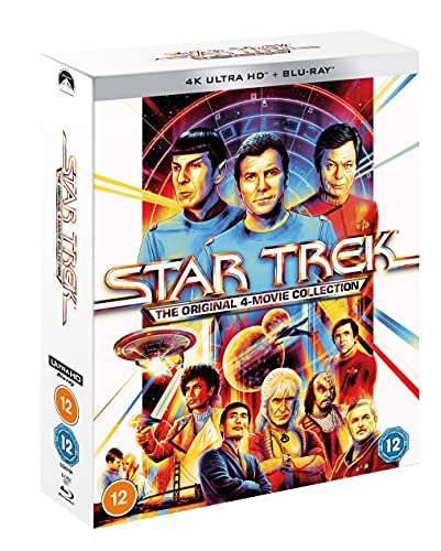 Star Trek: The Original 4 Movie Collection [4K Ultra-HD + Blu-Ray] £35.67 @ Amazon
