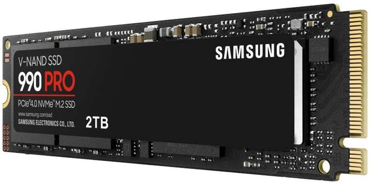 Samsung 990 PRO PCIe 4.0 NVMe M.2 2TB SSD £152.99 UK Mainland @ Ebuyer