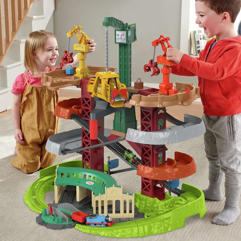 Thomas & Friends Trains & Cranes Super Tower Track Set - £55 + Free Click and Collect @ Argos