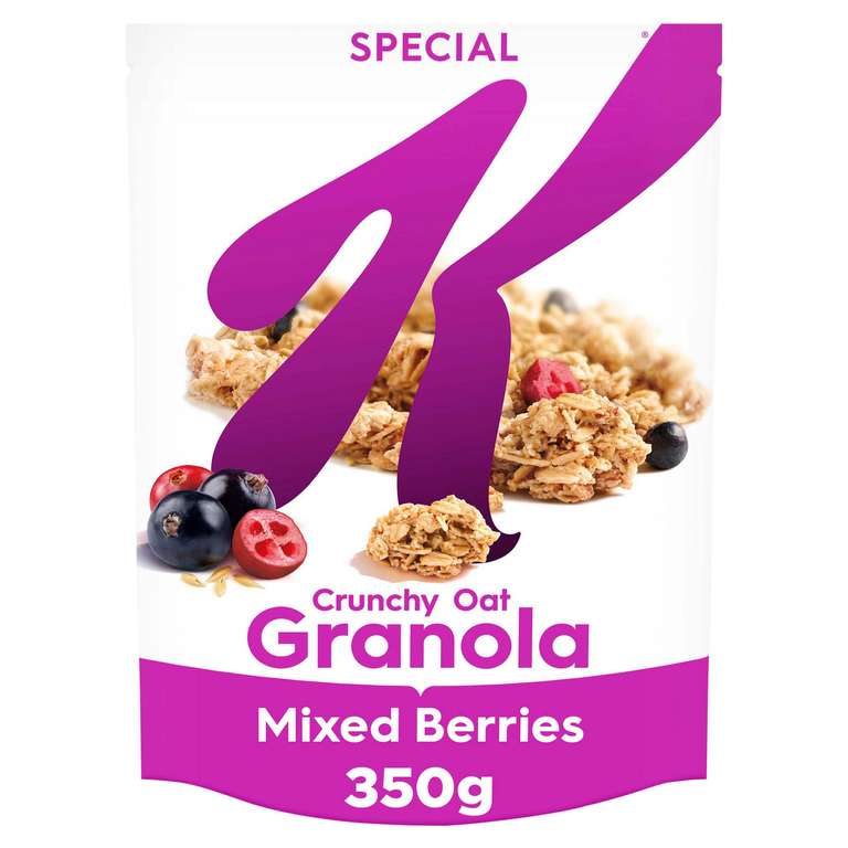 Kellogg's Special K Crunchy Oat Granola Mixed Berries 350g - £1.50 @ Iceland