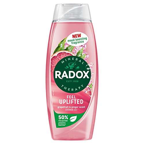 Radox Mineral Therapy Feel Uplifted Shower Gel Grapefruit & Ginger Scent - 450ml (Pack of 3) By Morrisons (Select Areas,Min Spend App)