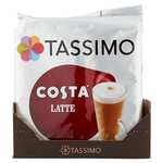 Tassimo Costa Latte Coffee Pods x8 (Pack of 5, Total 40 Drinks) - £5.39 @ Amazon
