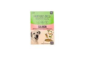 Natures Deli Adult Wet Dog Food, Salmon With Brown Rice and Parsley, Natural Complete Wet Food Trays, 7 x 400g
