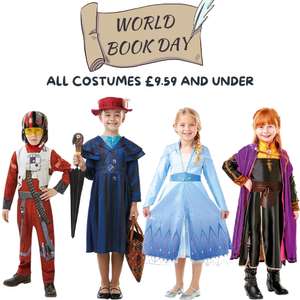 World Book Day Costumes From £4.95 (e.g Star Trek, Frozen etc.) (Add £3 For Delivery, Or Round Basket Up With Low Cost Item) @ TopToys2u