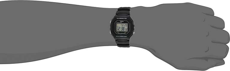 Casio Men's Chronograph Black Resin Strap Watch + Free Collection