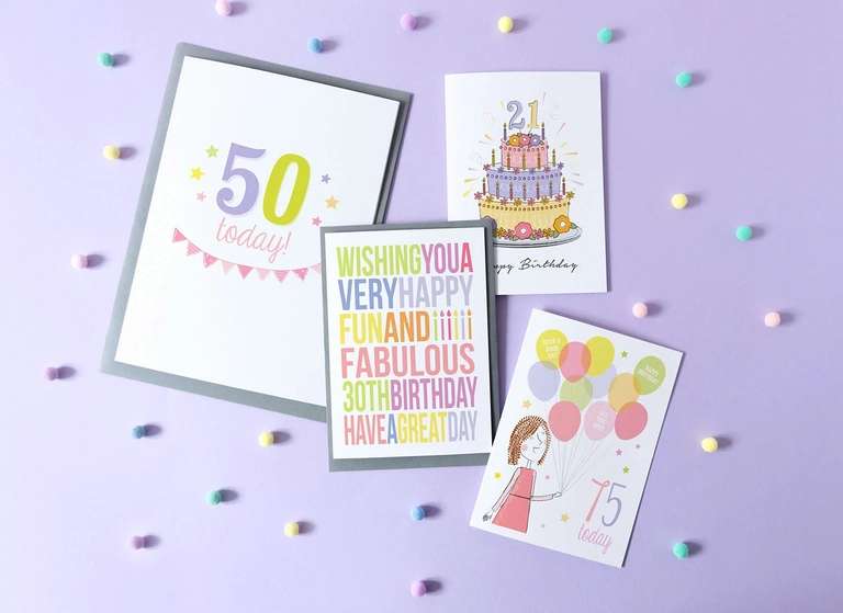 Any A5 or A6 Greeting Card for Free (Personalised / Birthday etc.) - W/Code + £1 Delivery