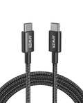 Anker 333 6ft 100w USB C to USB C Nylon Charger Cable W/Voucher - Sold by AnkerDirect UK