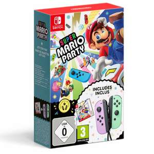 Super Mario Party and JoyCon Pastel Purple/Pastel Green (Nintendo Switch)