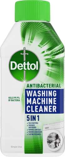 Dettol Original £2.55 S&S Antibacterial Washing Machine Cleaner, Removes Limescale, Bad Odour, Bacteria £2.70 S&S