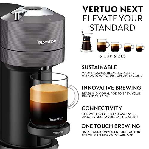 Used - Acceptable / Nespresso Vertuo Next Coffee Machine by Magimix Dark Grey £31 @ Amazon Warehouse